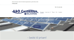 Desktop Screenshot of ao-carstensen.dk
